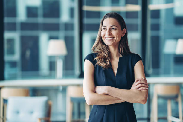portrait of a businesswoman standing in the office